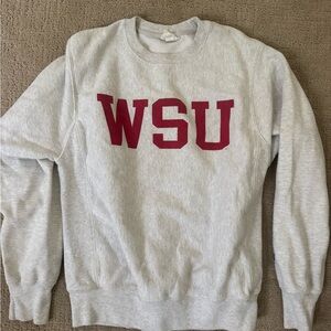 WSU Gray Crewneck Sweater